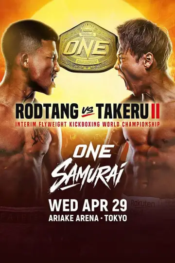 ONE Samurai 1: Rodtang vs. Takeru 2 plakat