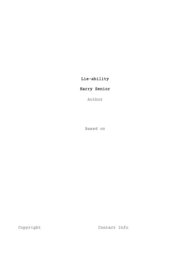 Plakat do filmu "Lie-ability" #847644