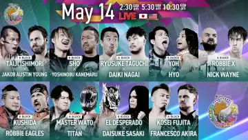 Zasłona do filmu "NJPW Best of the Super Junior 33 - Day 1" #822406