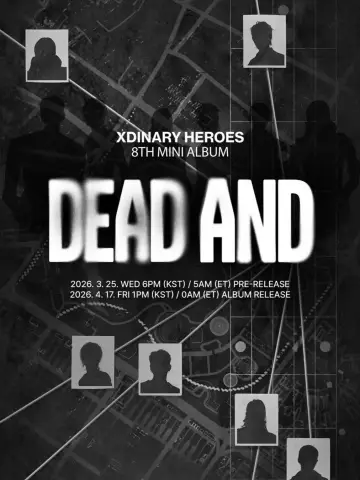 DEAD AND plakat