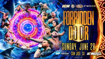 Zasłona do filmu "AEW x NJPW x CMLL x Stardom Present Forbidden Door 2026" #850427