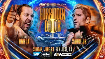 Zasłona do filmu "AEW x NJPW x CMLL x Stardom Present Forbidden Door 2026" #912643
