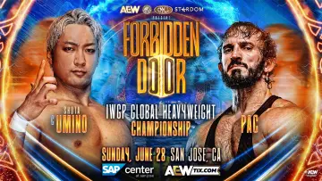 Zasłona do filmu "AEW x NJPW x CMLL x Stardom Present Forbidden Door 2026" #926988