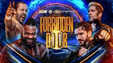 Zasłona do filmu "AEW x NJPW x CMLL x Stardom Present Forbidden Door 2026" #954952