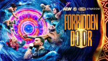 Zasłona do filmu "AEW x NJPW x CMLL x Stardom Present Forbidden Door 2026" #954953