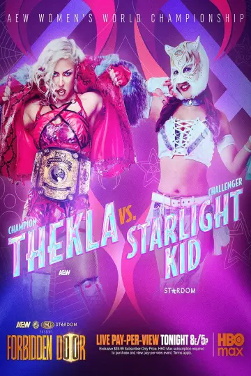 Plakat do filmu "AEW x NJPW x CMLL x Stardom Present Forbidden Door 2026" #954962