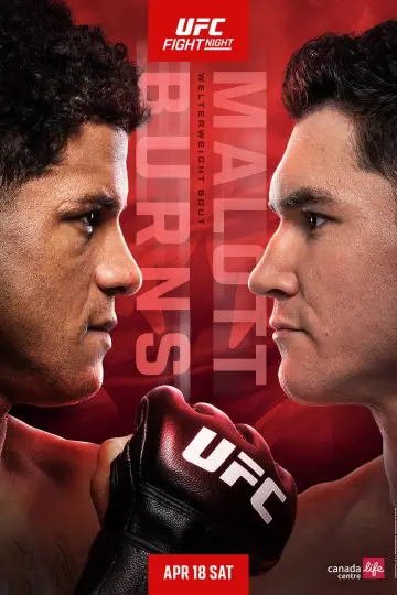 UFC Fight Night 273: Burns vs. Malott plakat