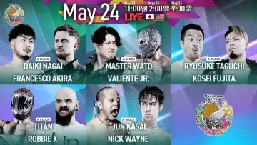 Zasłona do filmu "NJPW Best of the Super Junior 33 - Day 7" #856391