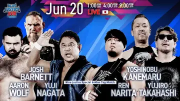 Zasłona do filmu "NJPW Yuji Nagata Produce Blue Justice XVIII" #928427