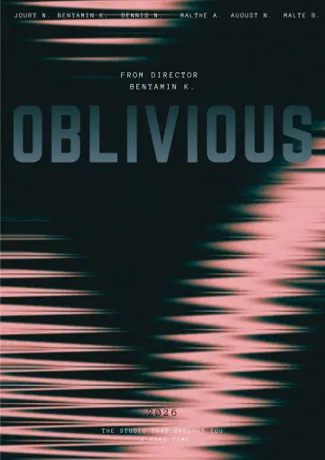 Plakat do filmu "Oblivious" #825120