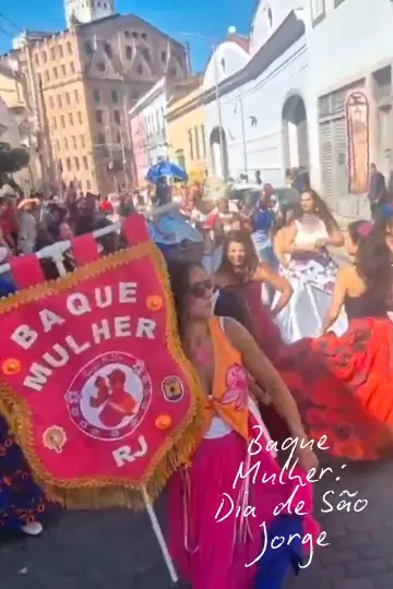Plakat do filmu "Baque Mulher: Dia de São Jorge" #826493