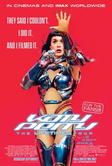 Plakat do filmu "Katy Perry: The Lifetimes Tour - Live from Paris" #1186872