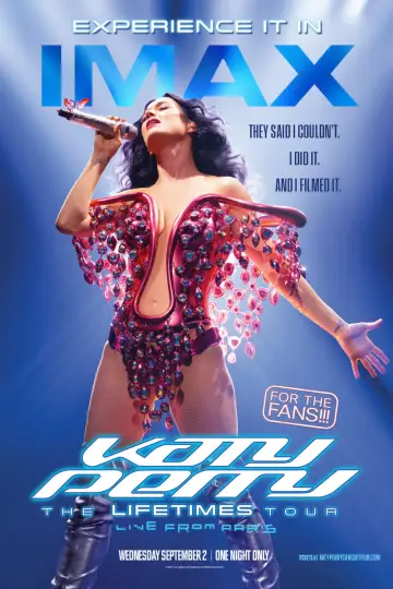 Plakat do filmu "Katy Perry: The Lifetimes Tour - Live from Paris" #1186877
