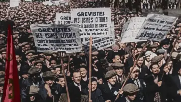 Zasłona do filmu "1936, le Front Populaire, entre joie et colères" #844745