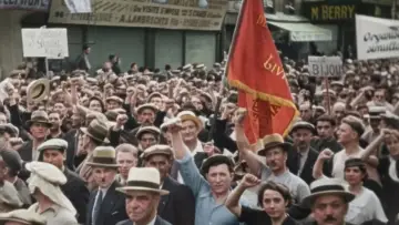 Zasłona do filmu "1936, le Front Populaire, entre joie et colères" #844747