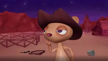 Zasłona do filmu "The Adventures of Slinger the Cowboy Rat" #821684