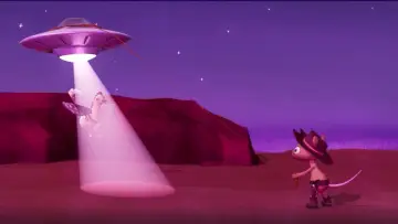 Zasłona do filmu "The Adventures of Slinger the Cowboy Rat" #821686