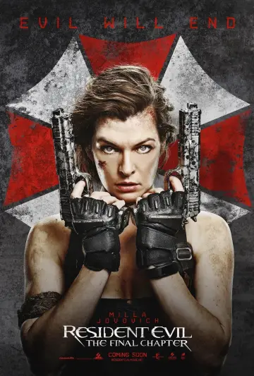 Plakat do filmu "Resident Evil: Ostatni Rozdział" #303081