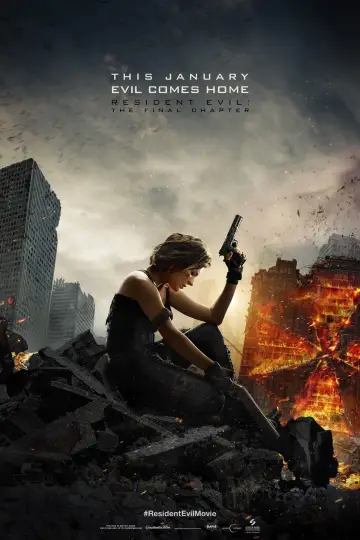 Plakat do filmu "Resident Evil: Ostatni Rozdział" #691538