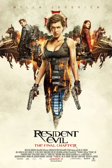 Plakat do filmu "Resident Evil: Ostatni Rozdział" #691540