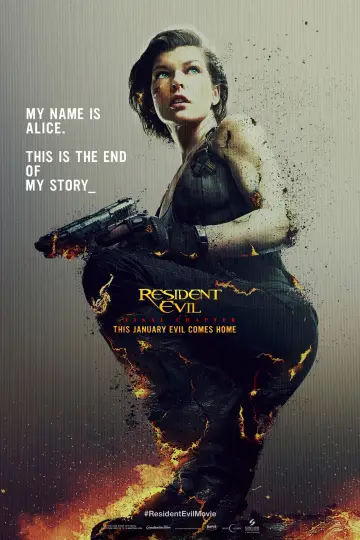 Plakat do filmu "Resident Evil: Ostatni Rozdział" #691541