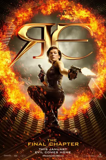 Plakat do filmu "Resident Evil: Ostatni Rozdział" #691546