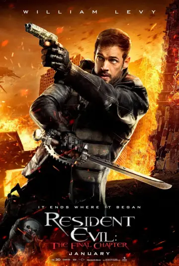 Plakat do filmu "Resident Evil: Ostatni Rozdział" #691566