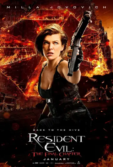 Plakat do filmu "Resident Evil: Ostatni Rozdział" #691568