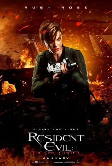 Plakat do filmu "Resident Evil: Ostatni Rozdział" #691569