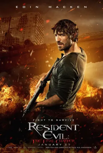 Plakat do filmu "Resident Evil: Ostatni Rozdział" #691571