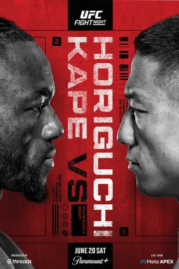 Plakat do filmu "UFC Fight Night 279: Kape vs. Horiguchi" #925860