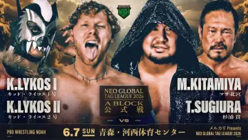 Zasłona do filmu "メルカリPresents NEO GLOBAL TAG LEAGUE 2026" #945448