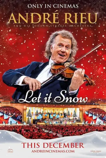 Andre Rieu's 2026 Christmas Concert Let It Snow plakat