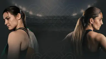 Zasłona do filmu "Katie Taylor vs. Flora Pili" #1616488