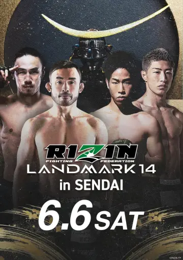 Plakat do filmu "RIZIN LANDMARK 14 in SENDAI" #945559