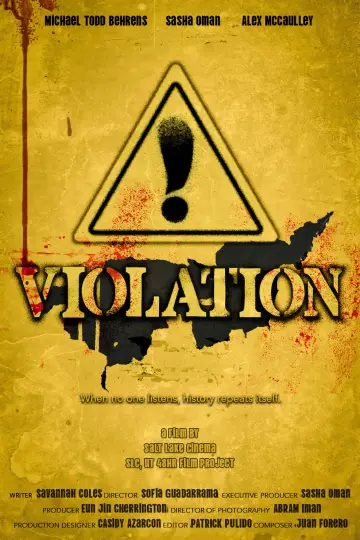 Plakat do filmu "VIOLATION" #917400