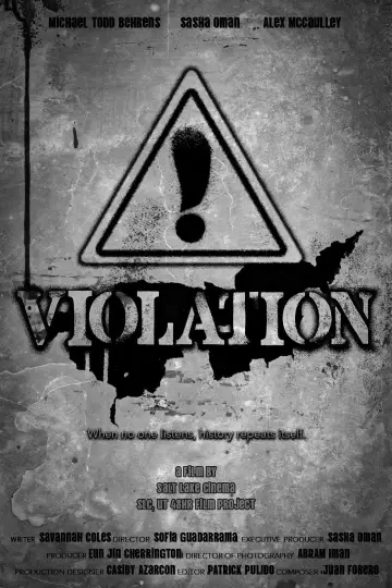 Plakat do filmu "VIOLATION" #917405