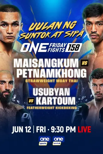 Plakat do filmu "ONE Friday Fights 158: Maisangkum vs. Petnamkhong" #932651