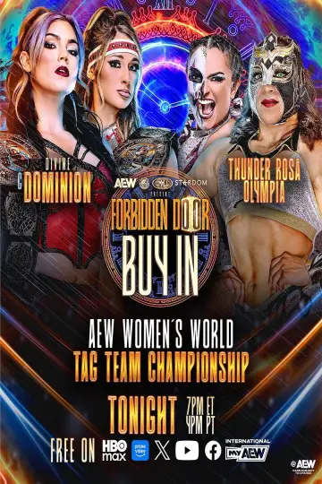 Plakat do filmu "AEW x NJPW x CMLL x Stardom Present Forbidden Door 2026: Buy-In" #955527