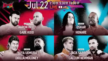 Zasłona do filmu "NJPW G1 Climax 36 - Day 5" #1176274