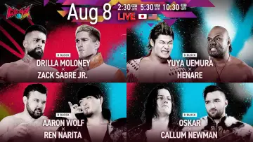 Zasłona do filmu "NJPW G1 Climax 36 - Day 13" #1205210
