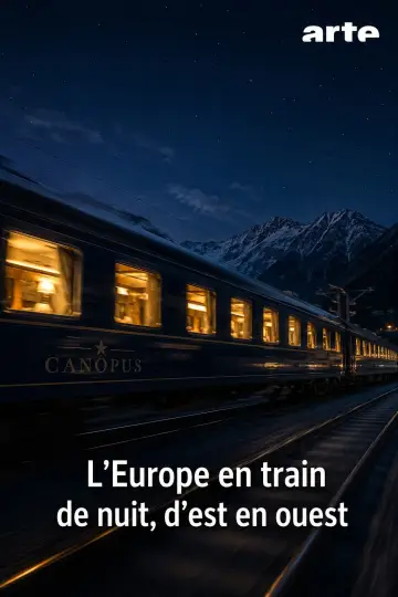 L'Europe en train de nuit, d'est en ouest