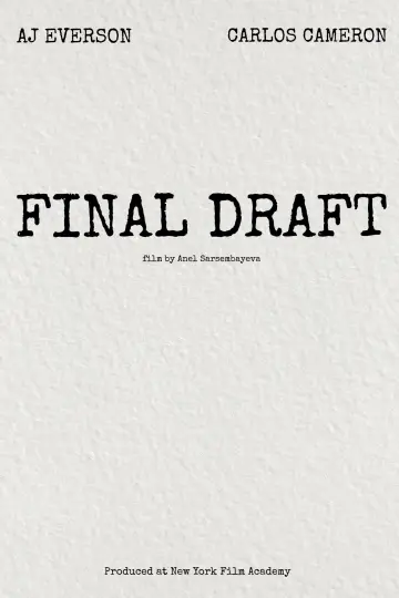 Plakat do filmu "Final Draft" #1188270