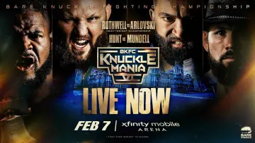 BKFC Knucklemania VI plakat