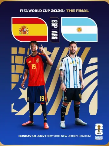 Plakat do filmu "FIFA World Cup 2026 Finals - Spain Vs. Argentina" #1164683