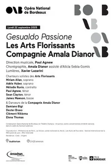 Plakat do filmu "Amala Dianor et Les Arts Florissants : Gesualdo Passione Nuits de Fourvière 2026" #1169491