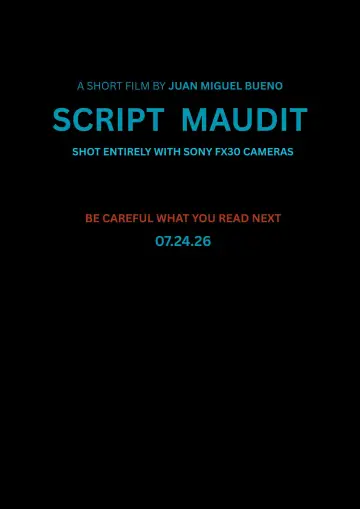 Script Maudit plakat