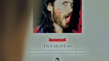Zasłona do filmu "Jared Leto: Hollywood