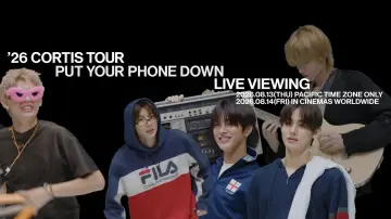 Zasłona do filmu "2026 CORTIS TOUR PUT YOUR PHONE DOWN IN LA: LIVE VIEWING" #1203773