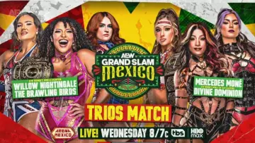 Zasłona do filmu "AEW Grand Slam Mexico 2026" #1228606